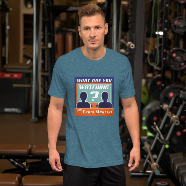 What Are You Watching? with Chris Mancini T-Shirt - Image 3