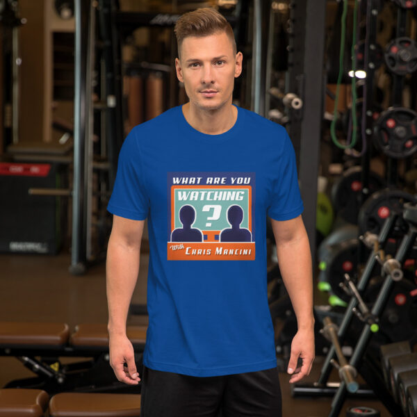 What Are You Watching? with Chris Mancini T-Shirt - Image 2