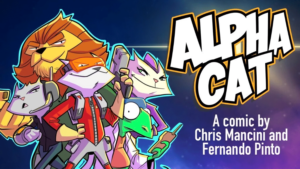 alpha cat comic graphic