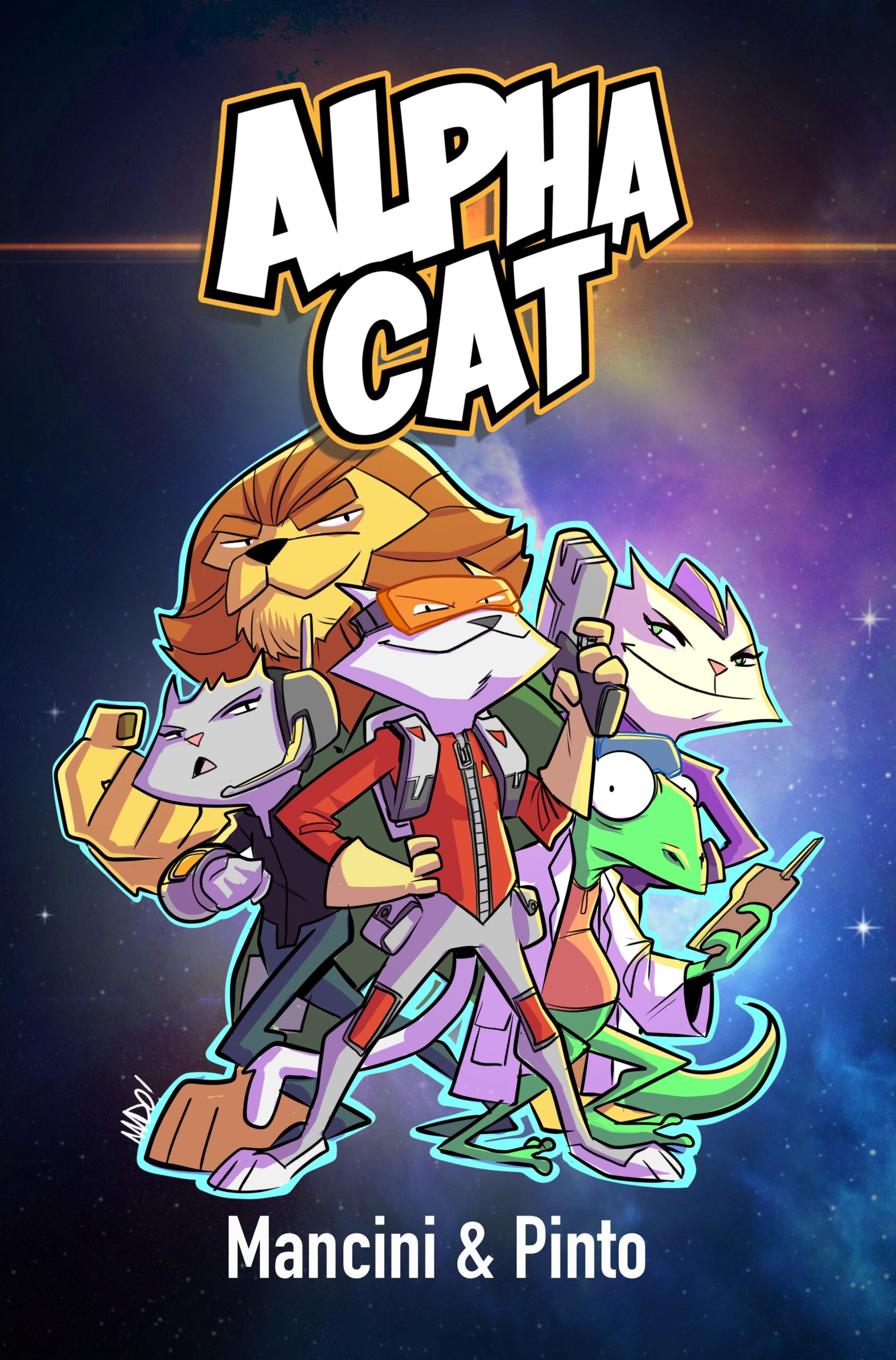 alpha cat comic graphic
